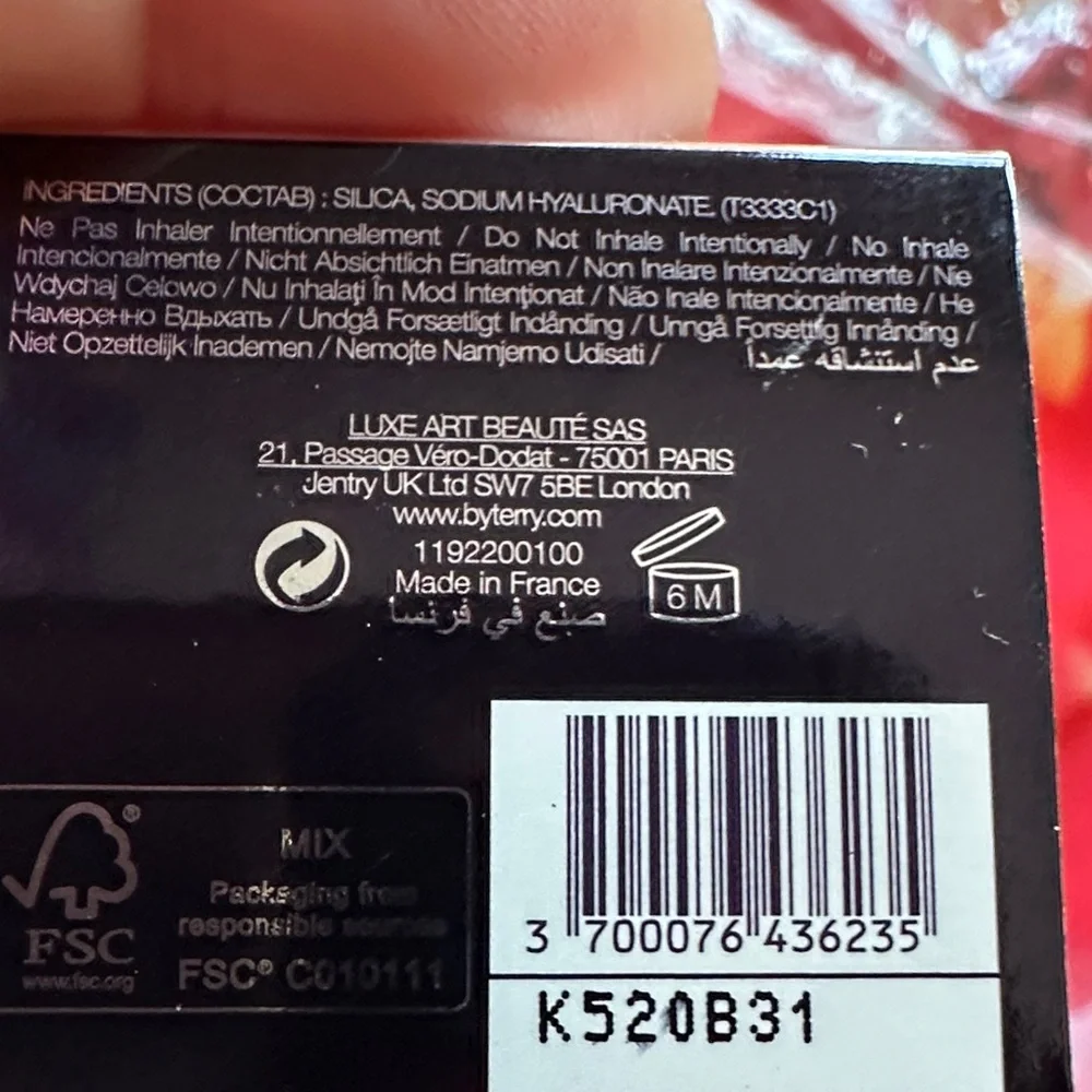 By Terry Hyaluronic Hydra-Powder. 1/order